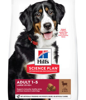 Корм Hill's Science Plan сухой корм для взрослых собак крупных пород для поддержания здоровья суставов и мышечной массы, с ягненком и рисом