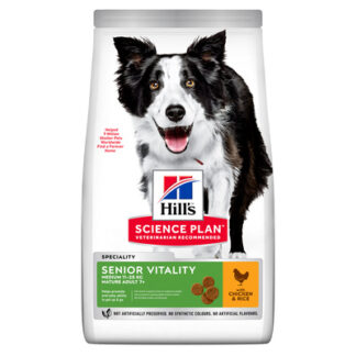 Корм Hill’s Science Plan сухой корм Senior Vitality для пожилых собак средних пород старше 7 лет, с курицей и рисом