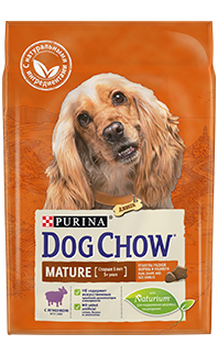 Dog Chow® Mature с ягненком (5+ лет)