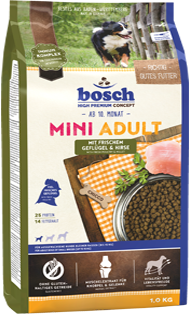 Bosch Mini Adult с птицей и просом