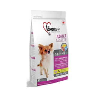 1st Choice Adult Dog TOY&SMALL BREEDS Healthy Skin&Coat Сухой корм для взрослых собак декоративных и мелких пород чувствительная кожа и шерсть с Ягнёнком и рыбой
