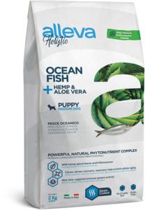 Holistic Ocean Fish + Hemp & Aloe vera Puppy Medium