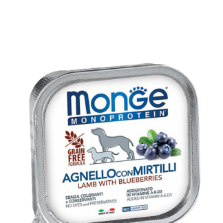 Monge AGNELLO CON MIRTILLI со вкусом Ягненка с Черникой