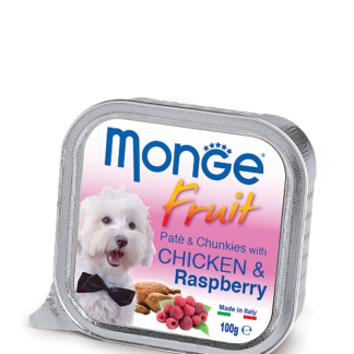 Monge PATE & CHUNKIES with Chicken & Raspberry со вкусом Курицы и Малины