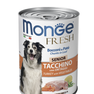 Monge Chunks in Loaf Turkey Senior для Пожилых собак со вкусом Индейки