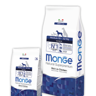 Monge Medium Senior для Пожилых собак Средних пород