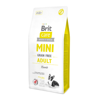 Brit Care MINI Adult Lamb с ягненком для взрослых собак миниатюрных пород