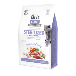 Brit Care Cat GF Sterilized Weight Control гипоаллергенный беззерновой корм для стерилизованных кошек Контроль веса
