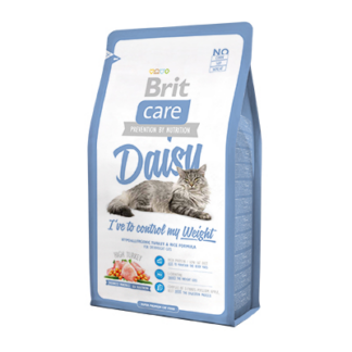 Brit Care Daisy с индейкой и рисом для кошек с избыточным весом