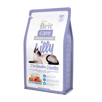 Brit Care Lilly Sensitive Digestion с ягнятиной и лососем для кошек с чувствительным желудком