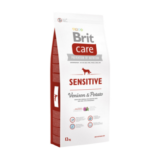 Brit Care Sensitive с олениной для собак с чувствительным пищеварением