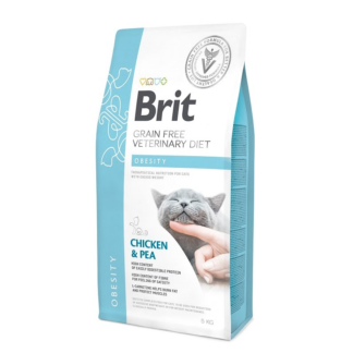 Brit Veterinary Diet Cat Grain free Obesity. Беззерновая диета при избыточном весе и ожирении.