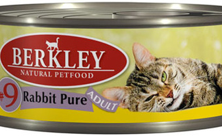 Berkley консервы для кошек с кроликом