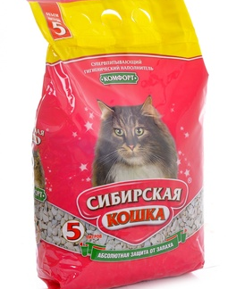 Сибирская кошка впитывающий наполнитель "Комфорт"