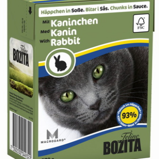 Bozita кусочки в соусе для кошек, с кроликом