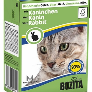 Bozita кусочки в желе для кошек, с кроликом