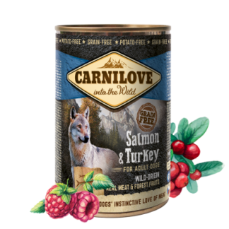 Salmon & Turkey for adult dogs