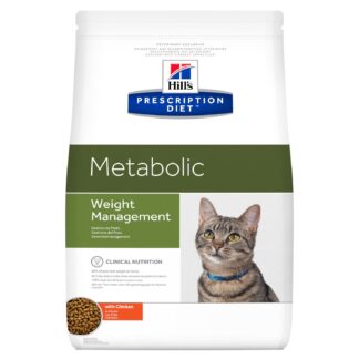 Hill’s PRESCRIPTION DIET Metabolic корм для кошек, с курицей