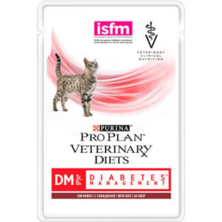 PRO PLAN® VETERINARY DIETS DM DIABETES MANAGEMENT для кошек при сахарном диабете, с говядиной