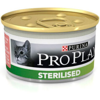 Паштет PRO PLAN® Sterilised для стерилизованных кошек и кастрированных котов, с тунцом