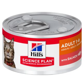 Консервы Hill's Science Plan для взрослых кошек, с лососем, в форме паштета
